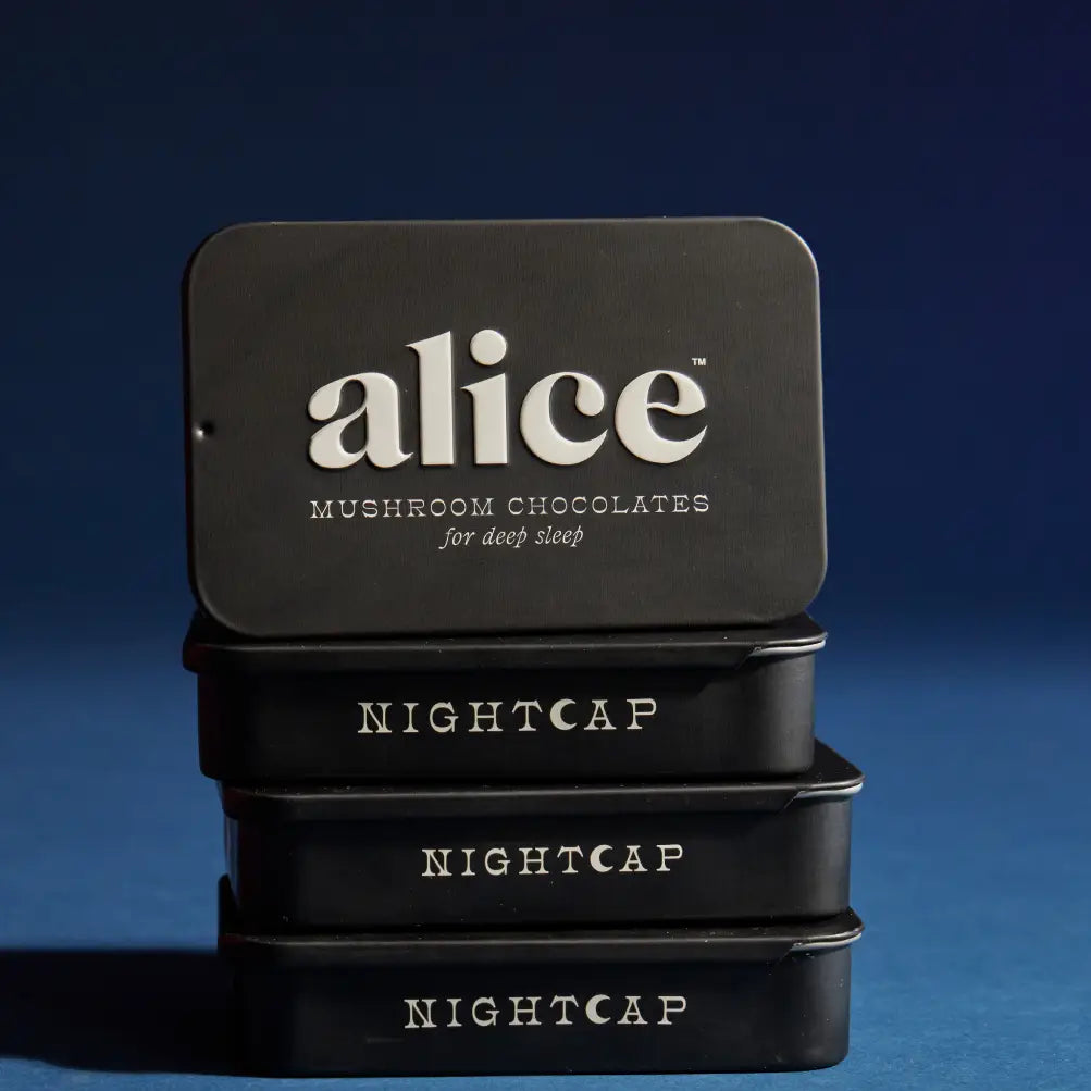 Alice Mushrooms- Nightcap.  Mushroom Chocolate for Sleep