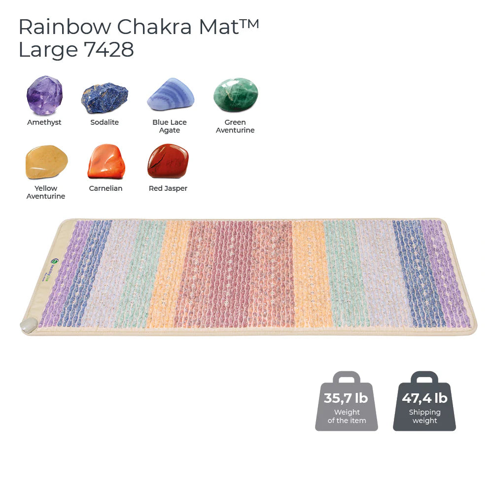 Rainbow Chakra Mat™ 7428 | Photon PEMF InfraMat Pro® Third Edition